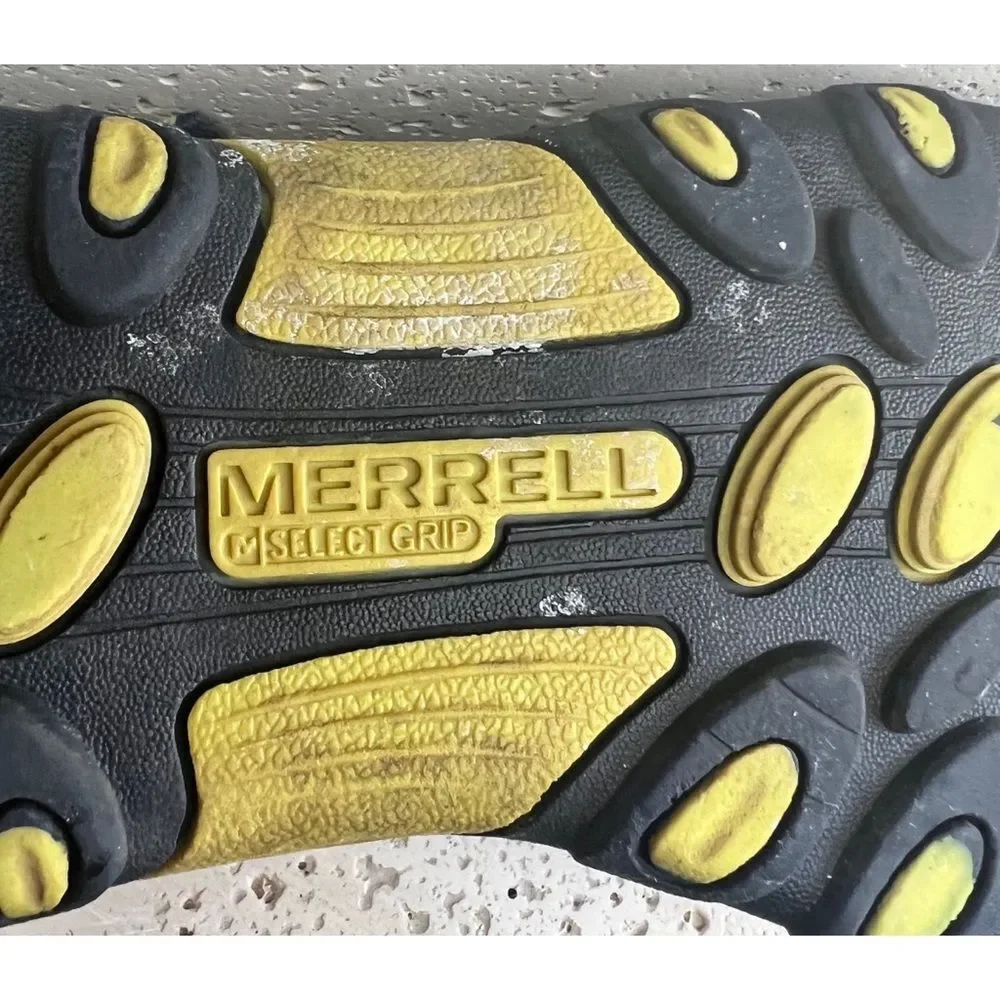 Merrell Kids Hydro H2O Hiker Sport Sandals Navy Lime Mesh Leather Sz 3